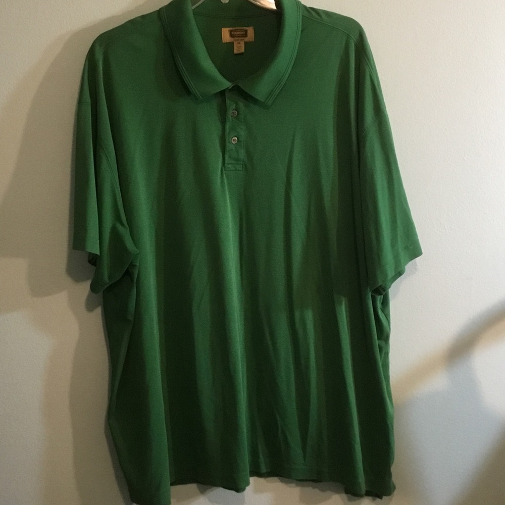 The Foundry Supply Co. Men's Kelly Green Polo Shirt